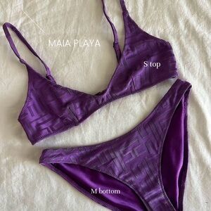 ISO purple Triangle Swimwear bikini